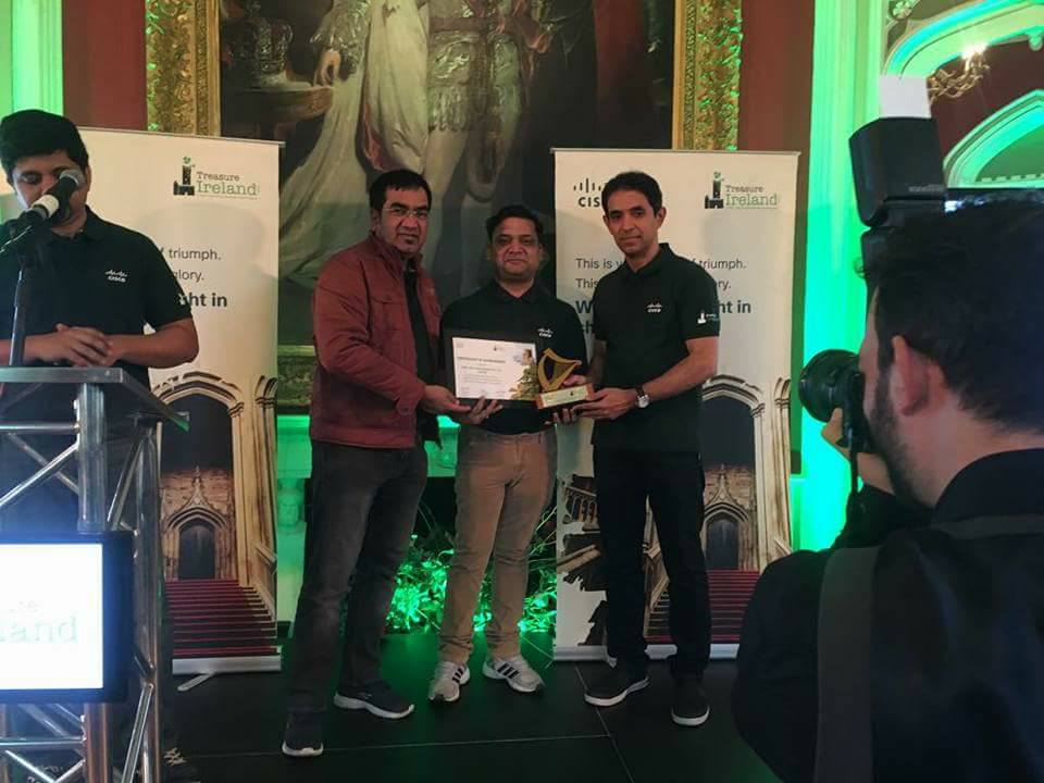 Awarded by Cisco in Ireland 2018